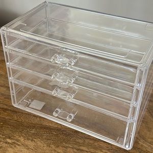 4 drawer acrylic storage